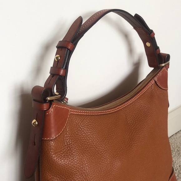 Dooney & Bourke | Bags | Dooney Bourke Caramel Pebbled Grain Hobo R924